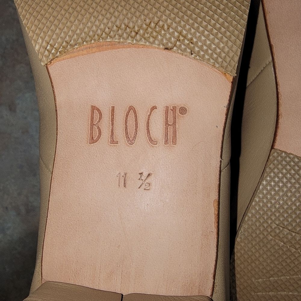 Bloch Nib Leather Adult Tap-On Tap Shoes S0302L - Picture 6 of 14